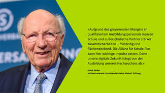 Horst Nasko (Heinz Nixdorf Stiftung): "Die Allianz für Schule Plus kann wichtige Impulse setzen." (Foto: David Ausserhofer)
