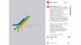 Die Zukunftsmission Bildung auf Social Media